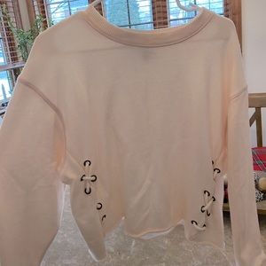 Aerie cropped crewneck